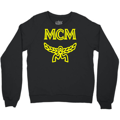 The Mcm Sport Logo Gold Man Crewneck Sweatshirt Designed By Irvandwi2