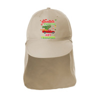 Santa's Favorite Art Teacher Christmas Tree Truck T Shirt Sun Shade Cap | Artistshot