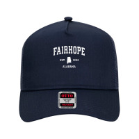 Fairhope Alabama Al Vintage Athletic Sports Design Pullover Hoodie Mesh Back Trucker Hat | Artistshot