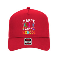 Happy 100th Day Of School Teacher Or Student Costumes Books T Shirt Mesh Back Trucker Hat | Artistshot