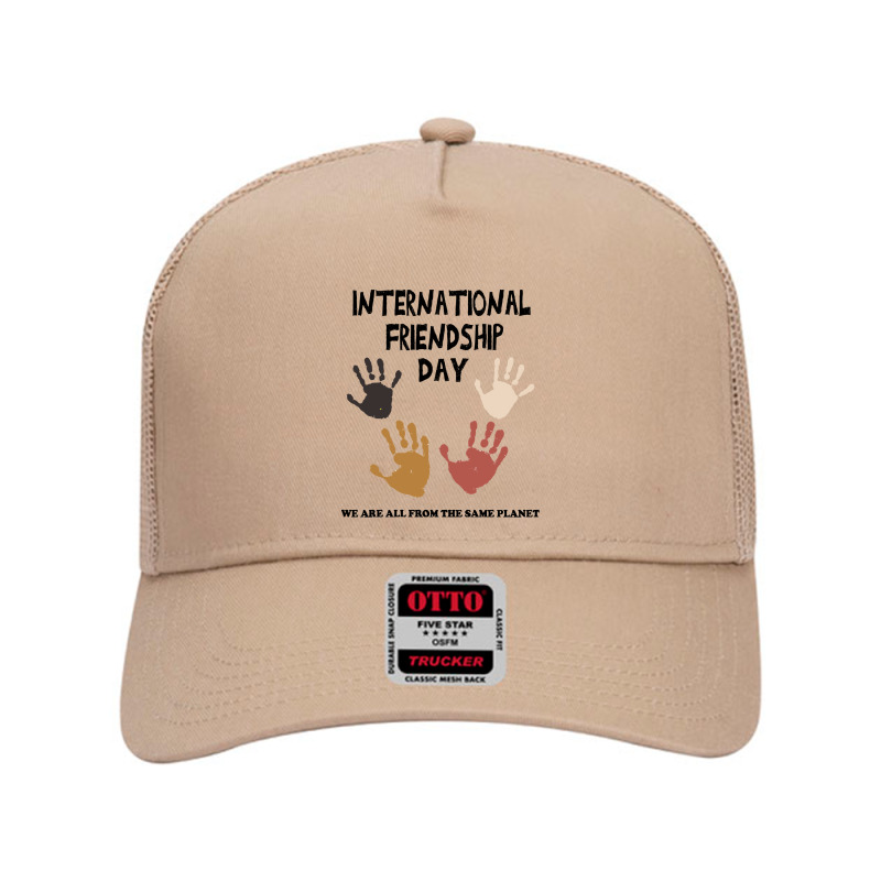 International Friendship Day Funny  Shirt International Friendship Day Mesh Back Trucker Hat by redwingcoot | Artistshot