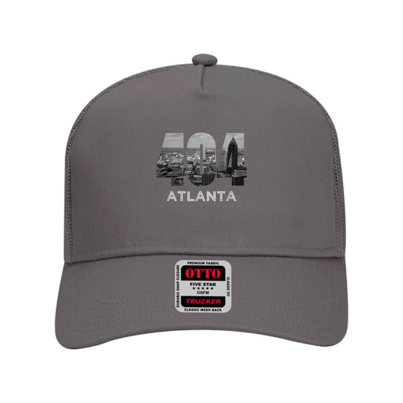 City Skyline Area Code 404 Downtown Atlanta Georgia Souvenir T Shirt Mesh Back Trucker Hat by paisleafuscaldo | Artistshot