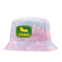 Nothing Runs Like A Corgi Funny Farmer Dog Owner Tee Tie Dyed Bucket Hat | Artistshot