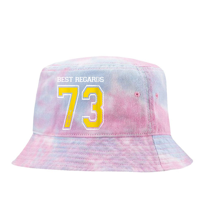 Womens 73 Best Regards Ham Radio   Amateur Radio Operator Gift V Neck Tie Dyed Bucket Hat by lorebrend | Artistshot