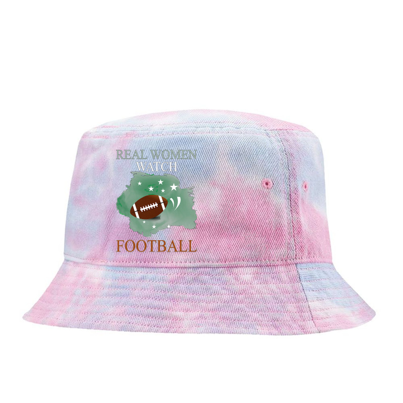 Football Real Women Watch Football 147 Tie Dyed Bucket Hat by circularflap | Artistshot