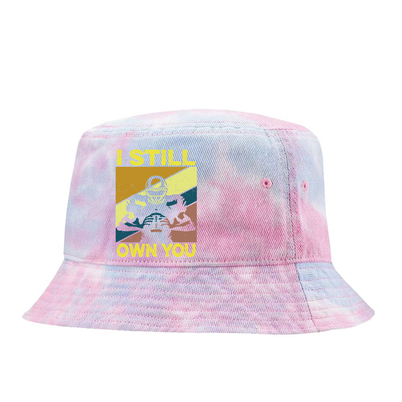 Football I Still Own You Lineman Football Motivational Tie Dyed Bucket Hat by circularflap | Artistshot