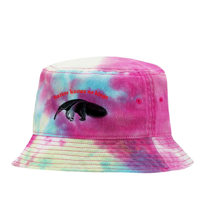 Nature Knows No Kings Nihilist Anteater Design Tie Dyed Bucket Hat by qulonuhun | Artistshot