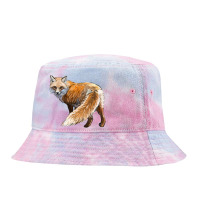 Red Fox Tie Dyed Bucket Hat | Artistshot