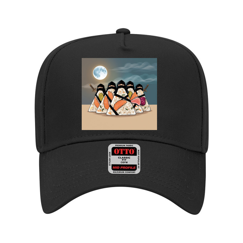 Onigiri Warrior 2 Adjustable Baseball Cap by Berdikari22 | Artistshot