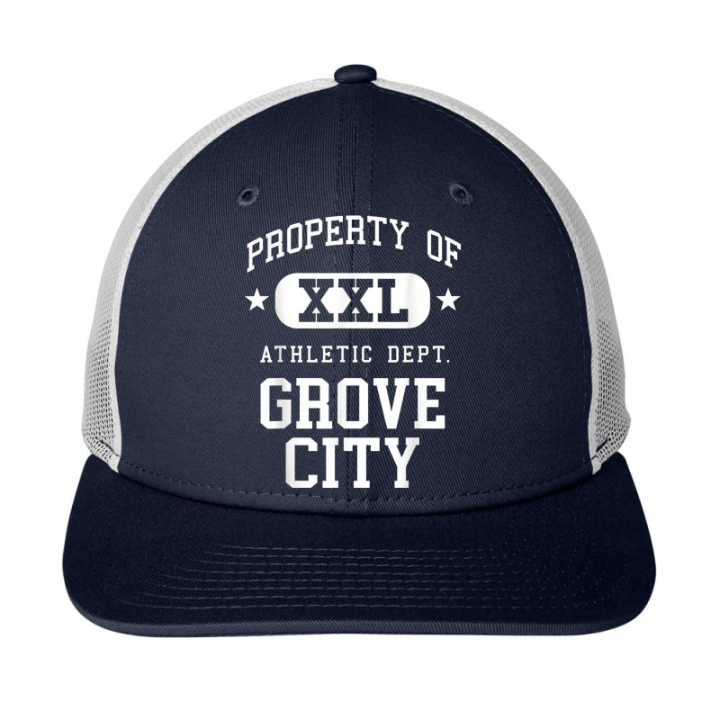 Grove City Xxl Athletic School Property Funny Snapback Trucker Cap | Artistshot