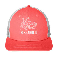 Trikeaholic Trike Bike Motorcyclist T Shirt Snapback Trucker Cap | Artistshot