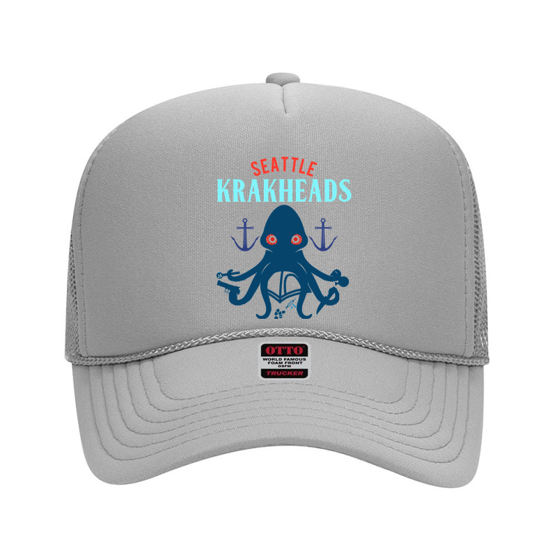 Women Seattle Krakheads Character Foam Trucker Hat | Artistshot