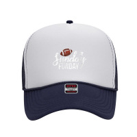 Womens Sunday Football Funday Season Vneck Foam Trucker Hat | Artistshot