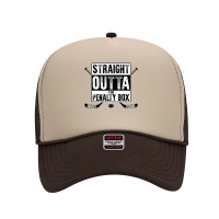 Ice Hockey Player Gift Straight Outta The Penalty Box Shirt Foam Trucker Hat | Artistshot