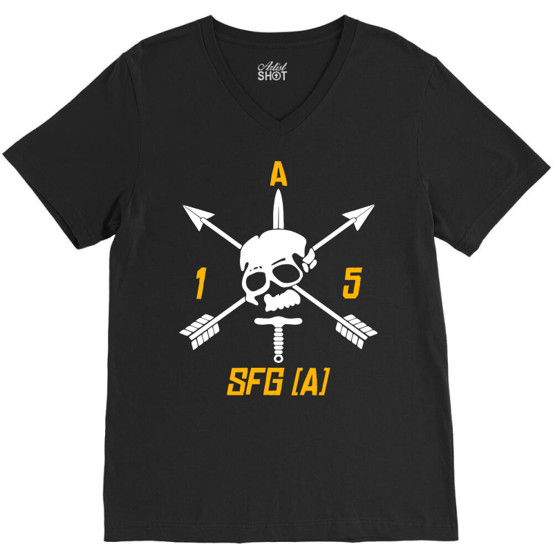 5th Special Forces Group Sfg(a) Nous Defions V-Neck Tee by Kengkong27 | Artistshot