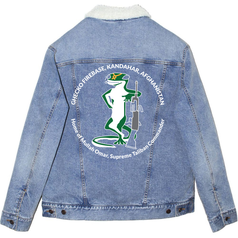 Fob Ghecko Jsoc Task Force Team Unisex Sherpa-Lined Denim Jacket by Kengkong27 | Artistshot