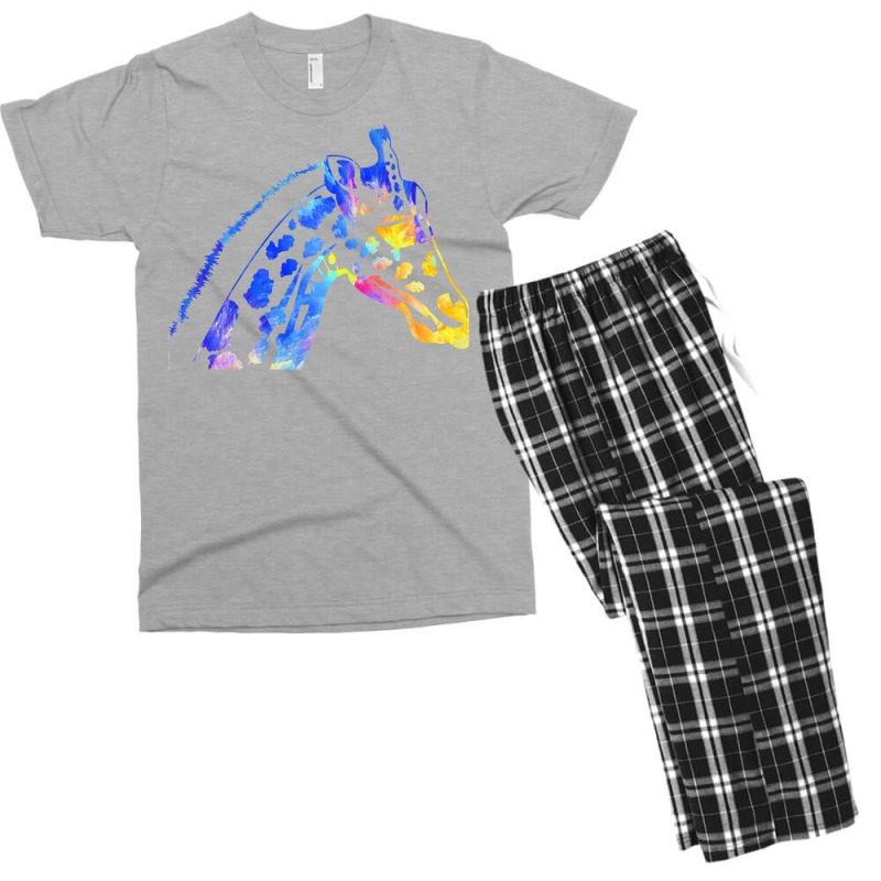 Giraffe Lover T  Shirtgiraffe Lover With Beautiful Color T  Shirt Men's T-shirt Pajama Set | Artistshot