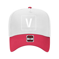 Capital Letter V T Shirt Adjustable Baseball Cap | Artistshot