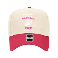 Marine Being A Marine Mom Adjustable Baseball Cap | Artistshot