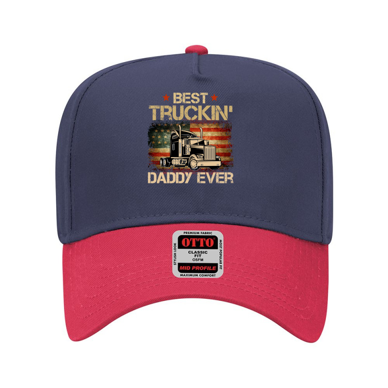 Truck Lover Trucker Mens Truck Driver Dad Trucker Gifts For Best Truck Adjustable Baseball Cap by peafowl | Artistshot