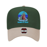 Panama City Beach Vacation Shark Theme Adjustable Baseball Cap | Artistshot