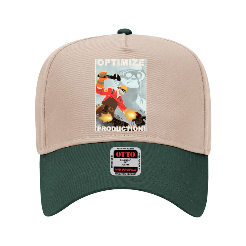 Optimize Production Tf2 Engineer Adjustable Baseball Cap | Artistshot