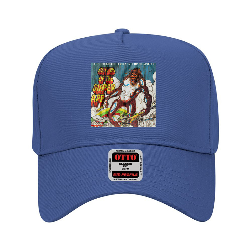 Return Of The Super Ape Lp, Reggae, The Upsetters, Lee Perry, King Kon Adjustable Baseball Cap | Artistshot