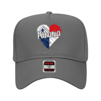 Panama For Men Panamanian Heart Flag For Women Panama T Shirt Adjustable Baseball Cap | Artistshot