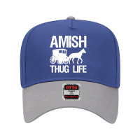 Amish Thug With Horse & Buggy Gangster Adjustable Baseball Cap | Artistshot