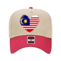 Malaysia Heart Outfit   Malaysia Heart Flag I Love Malaysia Adjustable Baseball Cap | Artistshot