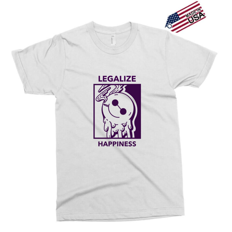 Legalize Happiness 420 Funny Weed Lover Gift Cannabis Smoker Marijuana Exclusive T-shirt by theblindletterer | Artistshot