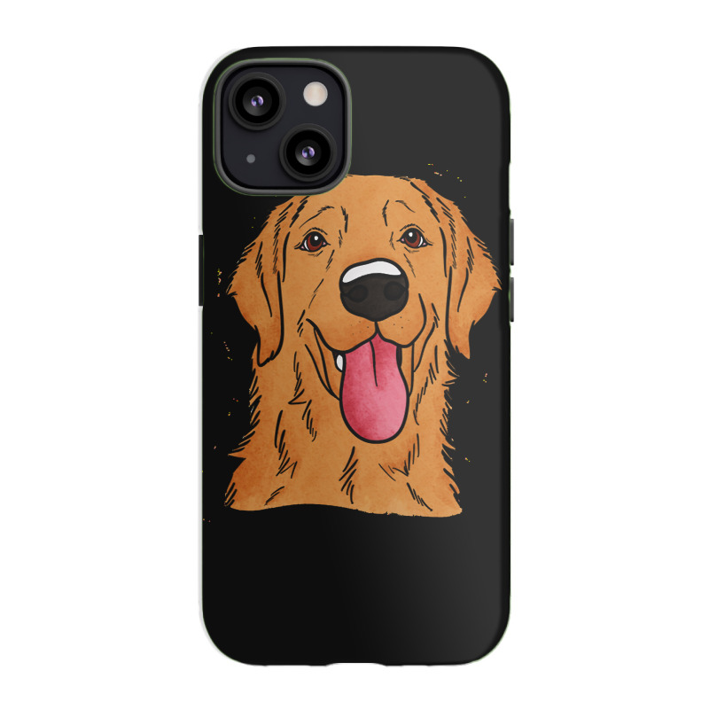 Golden Retriever T Shirt Happy Golden Iphone 13 Case | Artistshot