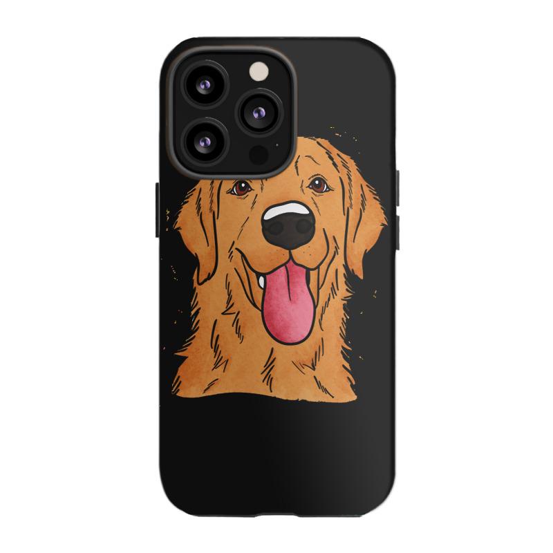 Golden Retriever T Shirt Happy Golden Iphone 13 Pro Case | Artistshot