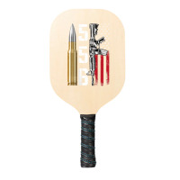 Ar-15 American Flag, Ar15 Rifle Sling Gift Gun Owner Back Pickleball Paddle | Artistshot