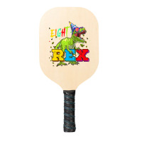 Kids Eight Rex 8th Birthday Gifts Eighth Dinosaur 8 Year Old Boy Pickleball Paddle | Artistshot