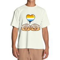 Cinnamon Roll Couple Aroace Pride Urban Heavy T-shirt | Artistshot