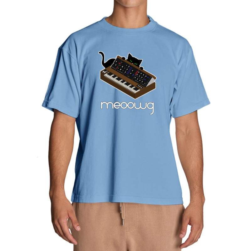 Synthesizer Cat Meow Urban Heavy T-shirt | Artistshot