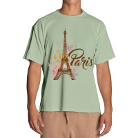 Vintage Paris I Love Travel Wanderlust Eiffel Tower Urban Heavy T-shirt | Artistshot