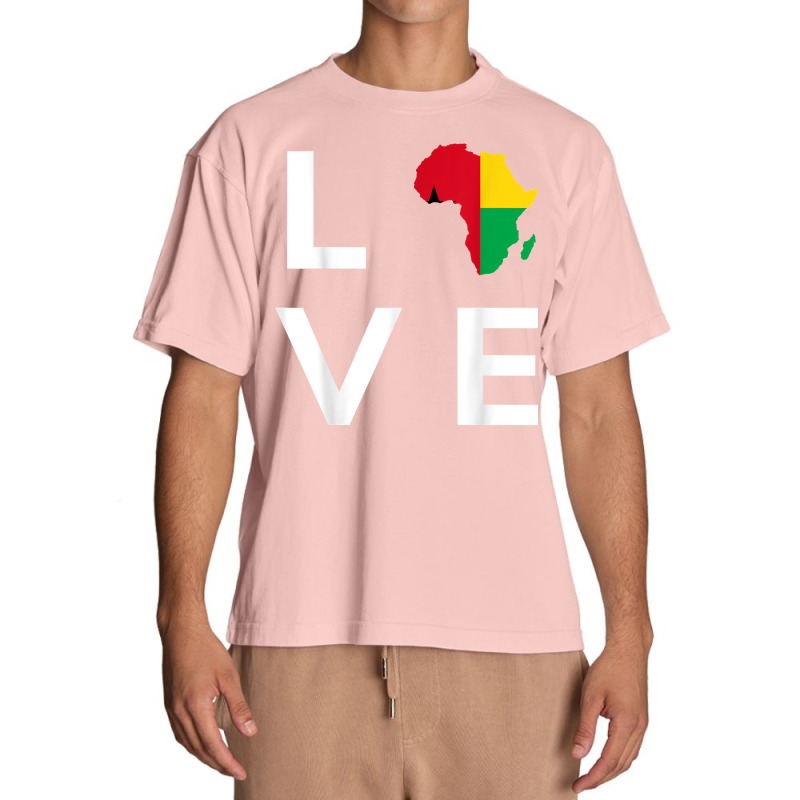 Guinea Bissau Flag Love Africa Continent For Guinea Bissauan T Shirt Urban Heavy T-shirt | Artistshot