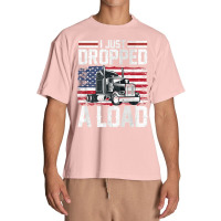 I Just Dropped A Load Funny Trucker American Flag Urban Heavy T-shirt | Artistshot