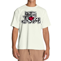 Old School Hip Hop Poetic Justice Front Shirt Urban Heavy T-shirt | Artistshot