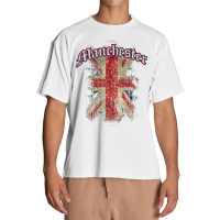 Manchester, Uk  United Kingdom Union Jack English T Shirt Urban Heavy T-shirt | Artistshot