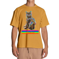 Thunder Cat Kitty Print Urban Heavy T-shirt | Artistshot