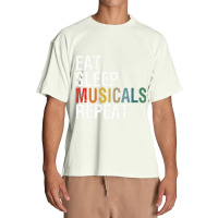 Eat Sleep Musicals Repeat Theatre Life Drama Theater Urban Heavy T-shirt | Artistshot