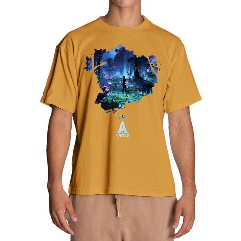 Avatar Pandora At Night Movie Poster T Shirt Urban Heavy T-shirt | Artistshot