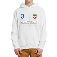 Greenland Sportsoccer Jersey Tee Flag Football Nuuk T Shirt Urban Pullover Hoodie | Artistshot