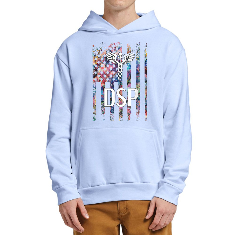 Direct Support Professional Us Flag Urban Pullover Hoodie | Artistshot