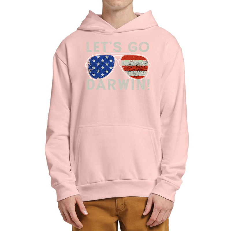 Aviator Sunglasses American Flag Let’s Go Darwin Urban Pullover Hoodie by new121 | Artistshot