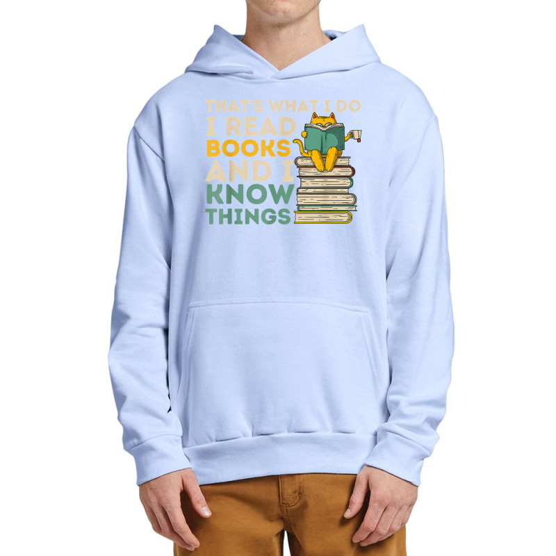 That's What I Do Reading Cat - Funny Book & Cat Lover Urban Pullover Hoodie | Artistshot