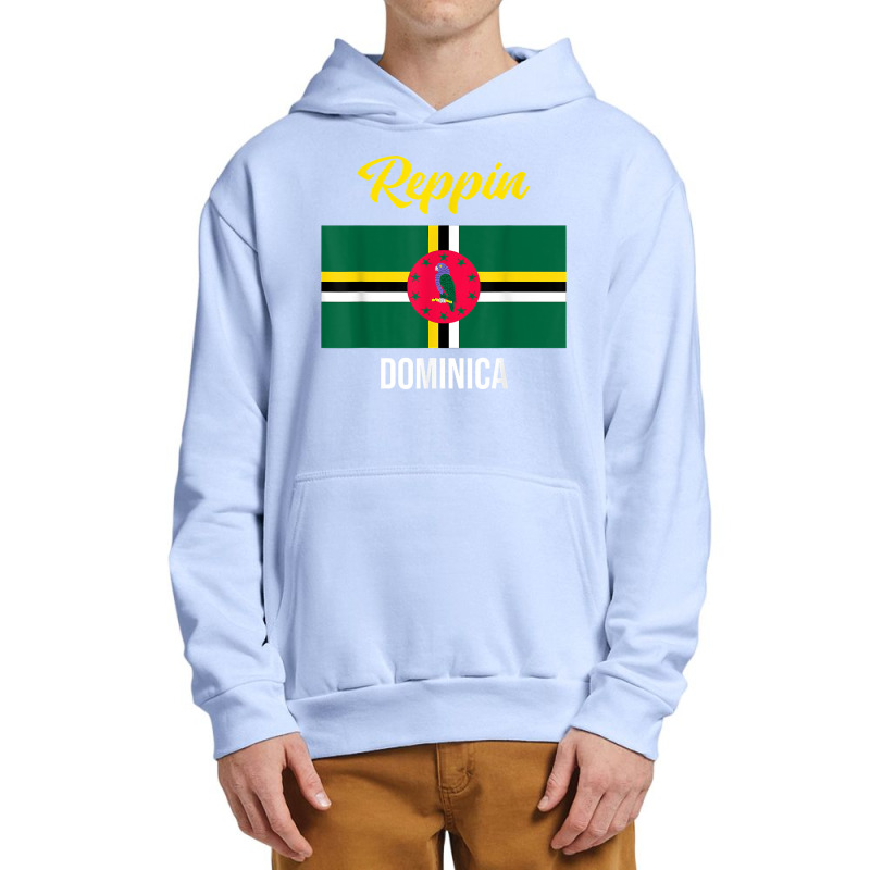 Dominica Flag Reppin West Indies Vacation Urban Pullover Hoodie by JustinStringer | Artistshot